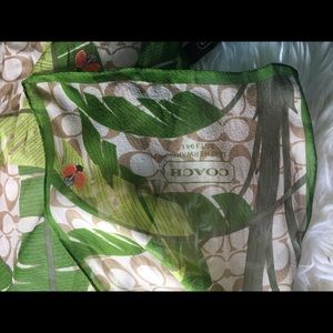 Coach Silk Scarf